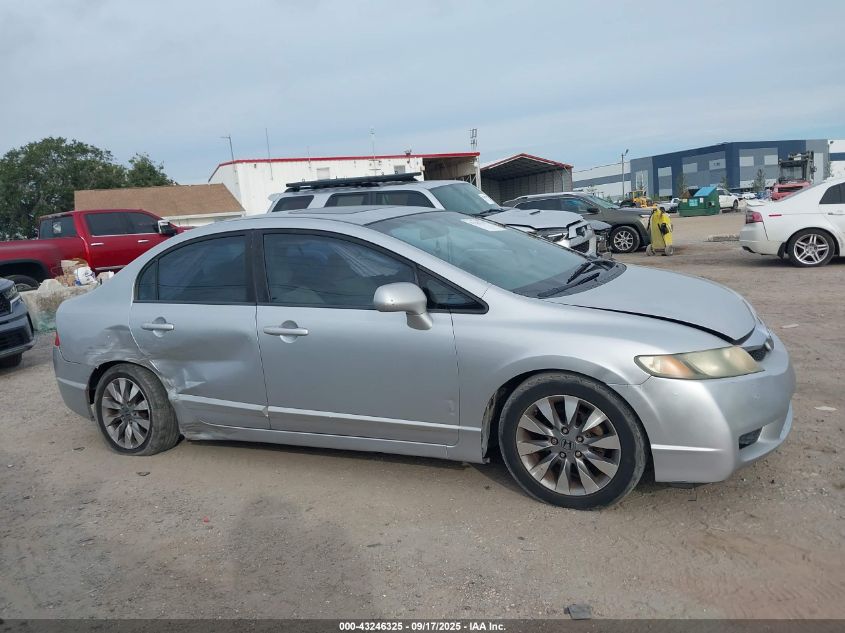 2009 Honda Civic Ex-L VIN: 2HGFA169X9H346862 Lot: 43246325