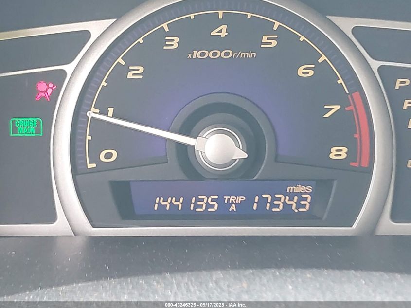 2009 Honda Civic Ex-L VIN: 2HGFA169X9H346862 Lot: 43246325