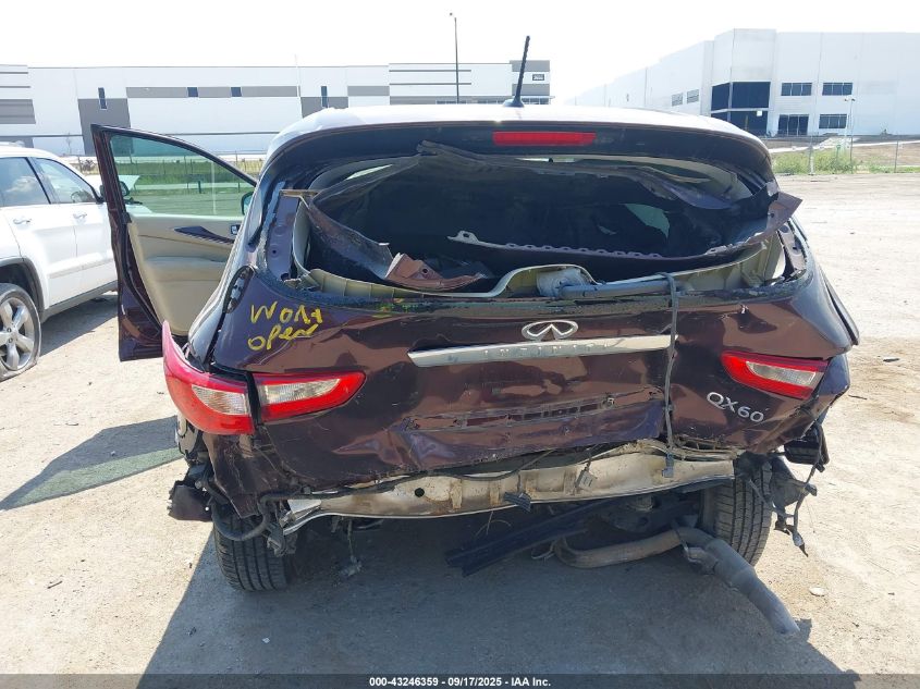 2014 Infiniti Qx60 VIN: 5N1AL0MN0EC526681 Lot: 43246359