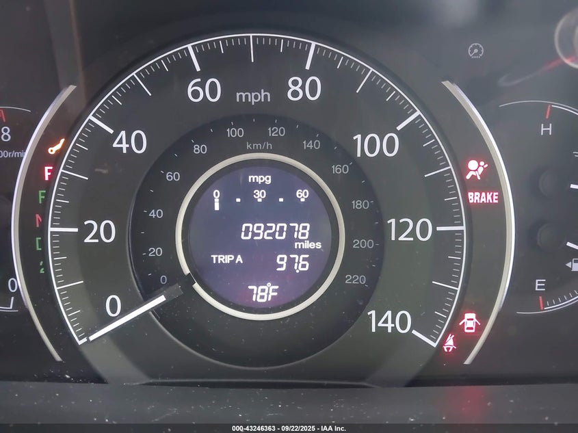 2012 Honda Cr-V Ex-L VIN: 5J6RM3H74CL015208 Lot: 43246363