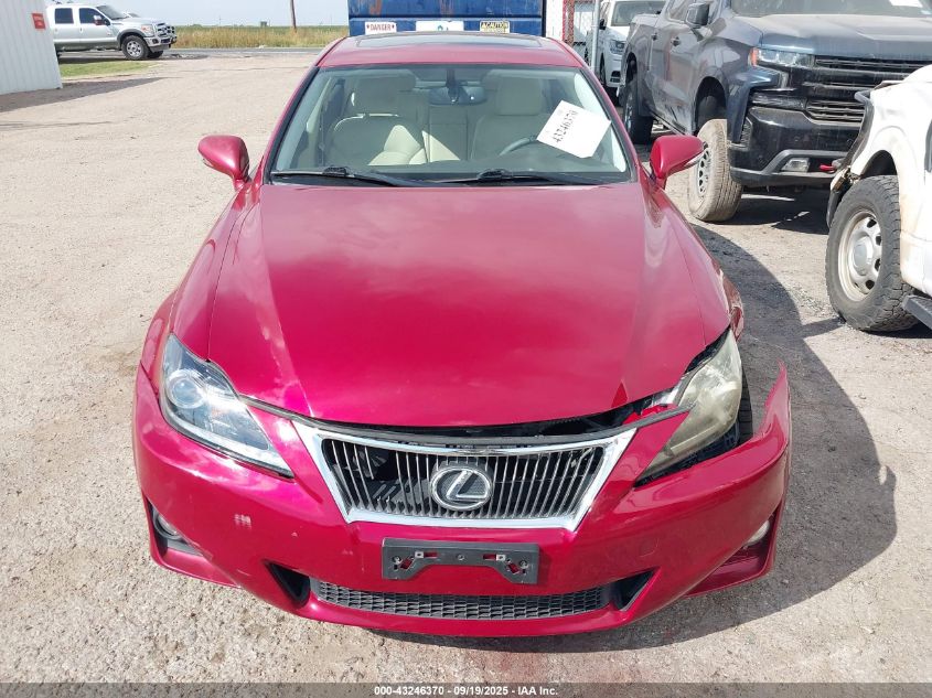2012 Lexus Is 250 VIN: JTHBF5C21C5162839 Lot: 43246370