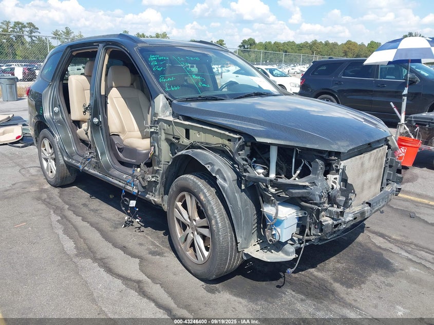5XYZKDAG2CG148931 2012 Hyundai Santa Fe Limited V6 auction photo 1