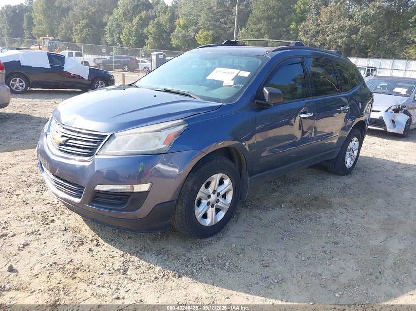 2014 CHEVROLET TRAVERSE LS - 1GNKRFKD7EJ130710