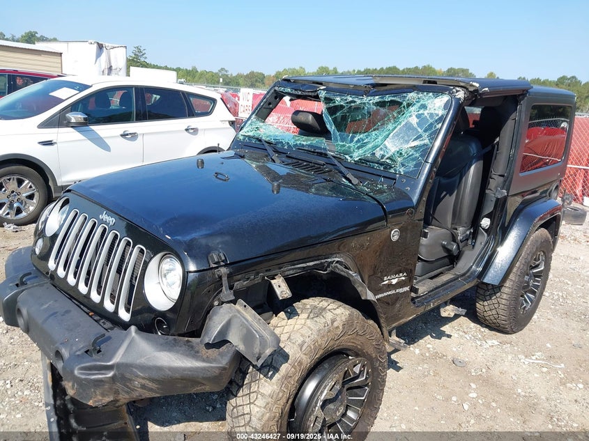 2018 JEEP WRANGLER JK SAHARA 4X4 1C4AJWBG3JL910482