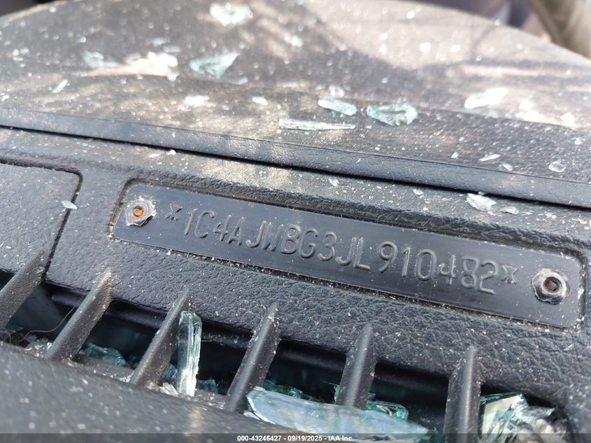 2018 JEEP WRANGLER JK SAHARA 4X4 1C4AJWBG3JL910482