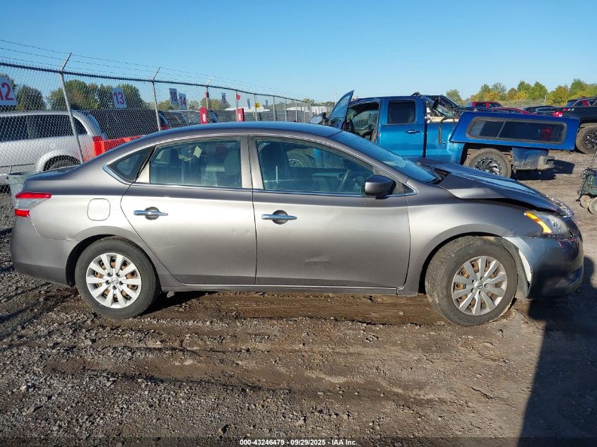 2015 Nissan Sentra S VIN: 3N1AB7AP7FY351685 Lot: 43246479