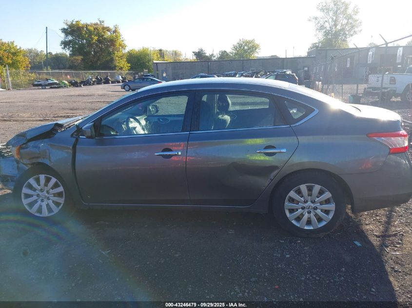 2015 Nissan Sentra S VIN: 3N1AB7AP7FY351685 Lot: 43246479
