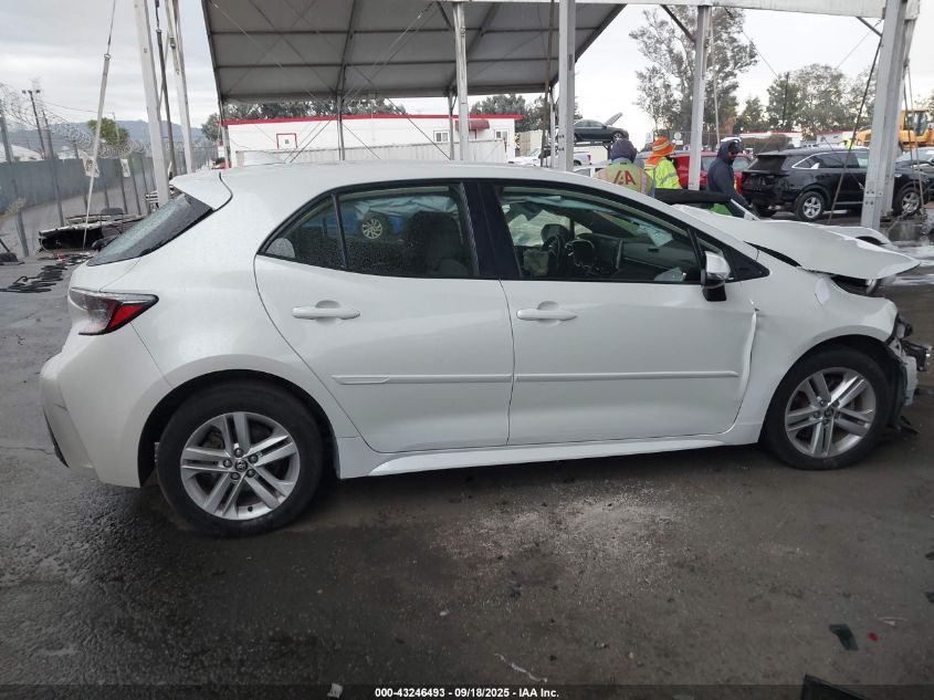 2020 Toyota Corolla Se VIN: JTND4RBE7L3077563 Lot: 43246493