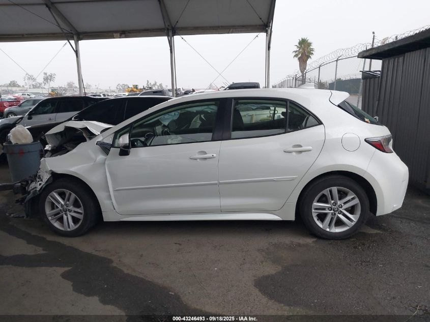 2020 Toyota Corolla Se VIN: JTND4RBE7L3077563 Lot: 43246493