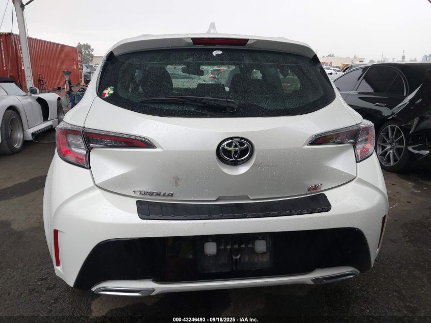 2020 Toyota Corolla Se VIN: JTND4RBE7L3077563 Lot: 43246493