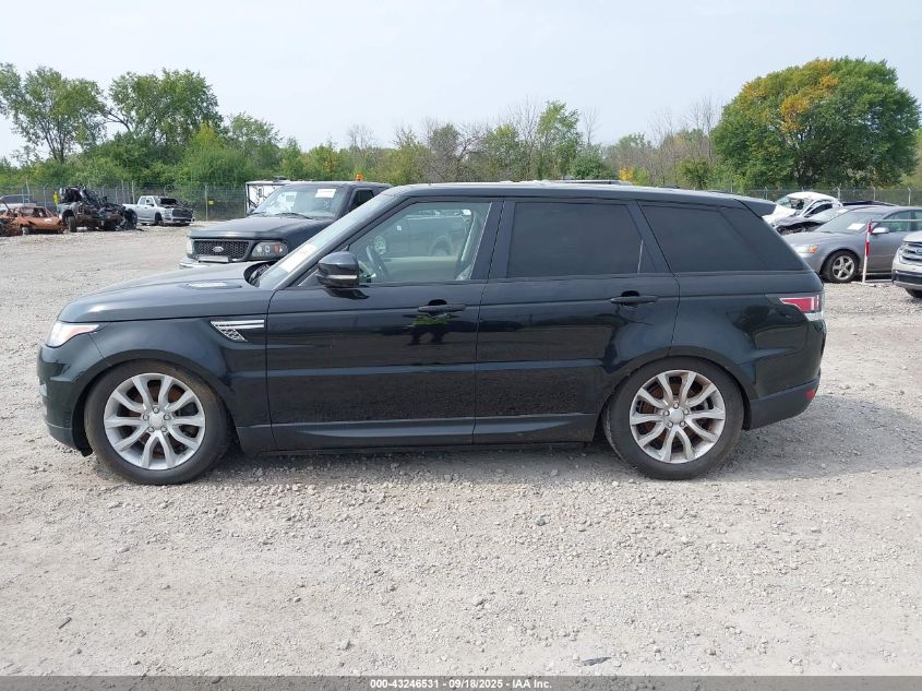 2014 Land Rover Range Rover Sport 3.0L V6 Supercharged Hse VIN: SALWR2WF0EA502251 Lot: 43246531