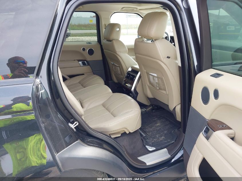 2014 Land Rover Range Rover Sport 3.0L V6 Supercharged Hse VIN: SALWR2WF0EA502251 Lot: 43246531