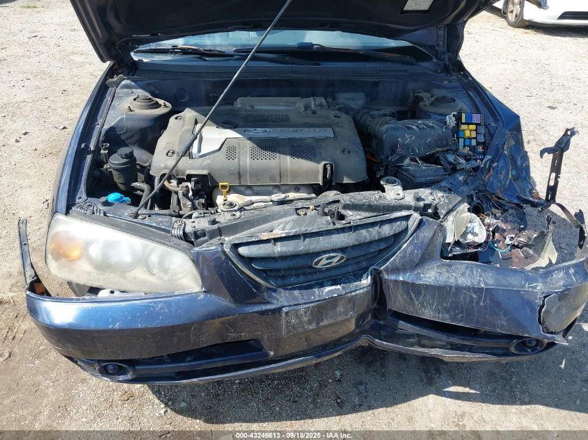 2005 Hyundai Elantra Gls/Gt VIN: KMHDN46D15U113505 Lot: 43246613