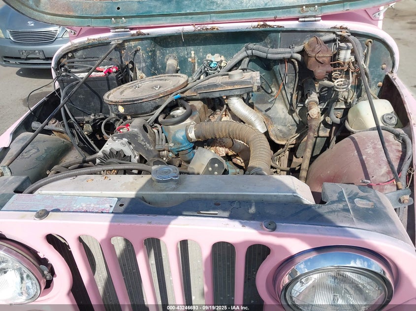 190 Jeep Cj-5 VIN: JOM83AB021212 Lot: 43246693