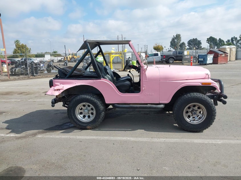 190 Jeep Cj-5 VIN: JOM83AB021212 Lot: 43246693