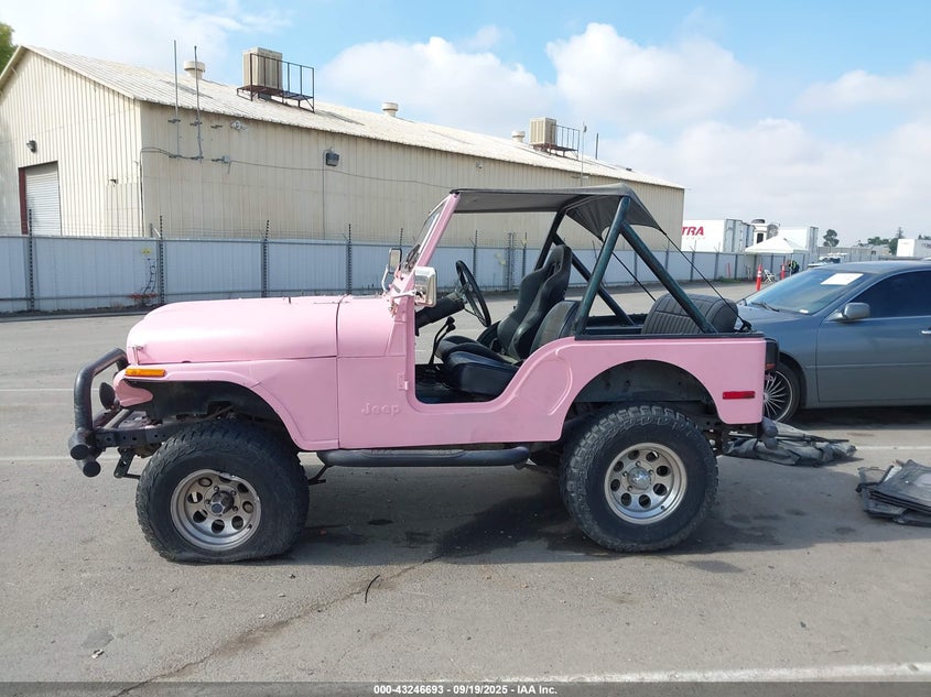 190 Jeep Cj-5 VIN: JOM83AB021212 Lot: 43246693