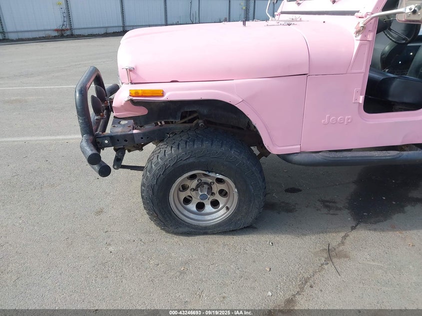 190 Jeep Cj-5 VIN: JOM83AB021212 Lot: 43246693