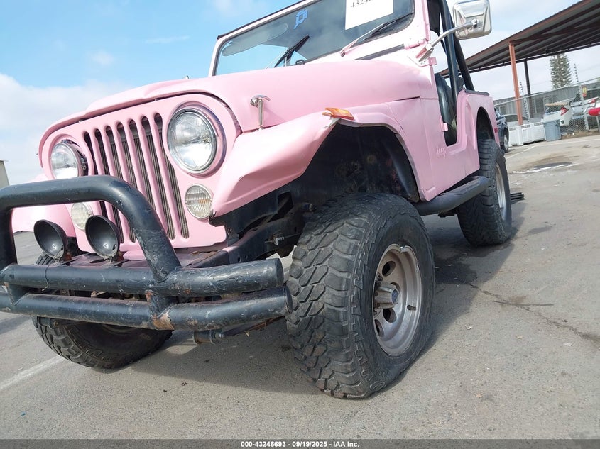 190 Jeep Cj-5 VIN: JOM83AB021212 Lot: 43246693