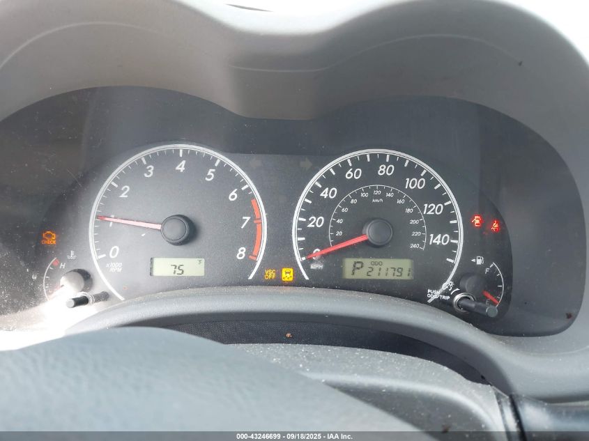 2010 Toyota Corolla Le VIN: 2T1BU4EE7AC337037 Lot: 43246699