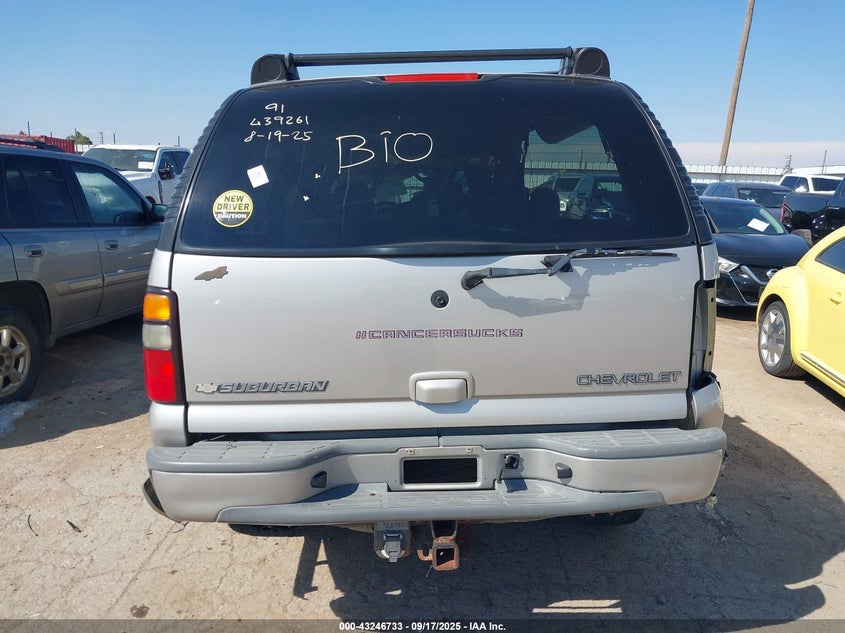 2005 Chevrolet Suburban 1500 Z71 VIN: 3GNFK16Z65G131654 Lot: 43246733