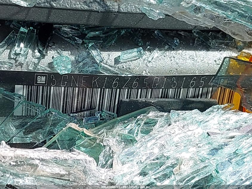 2005 Chevrolet Suburban 1500 Z71 VIN: 3GNFK16Z65G131654 Lot: 43246733