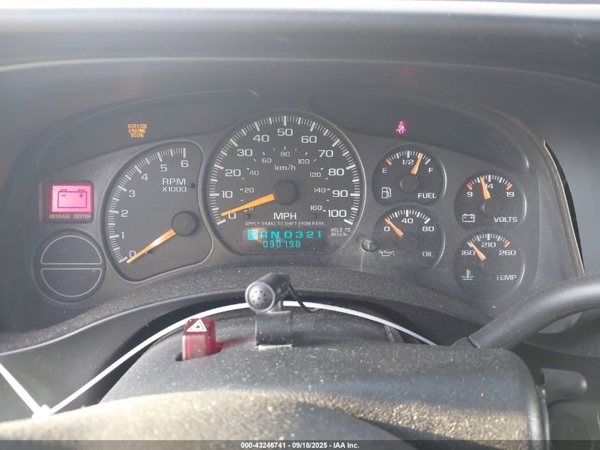 2001 Chevrolet Silverado 1500 Ls VIN: 2GCEC19V711222395 Lot: 43246741