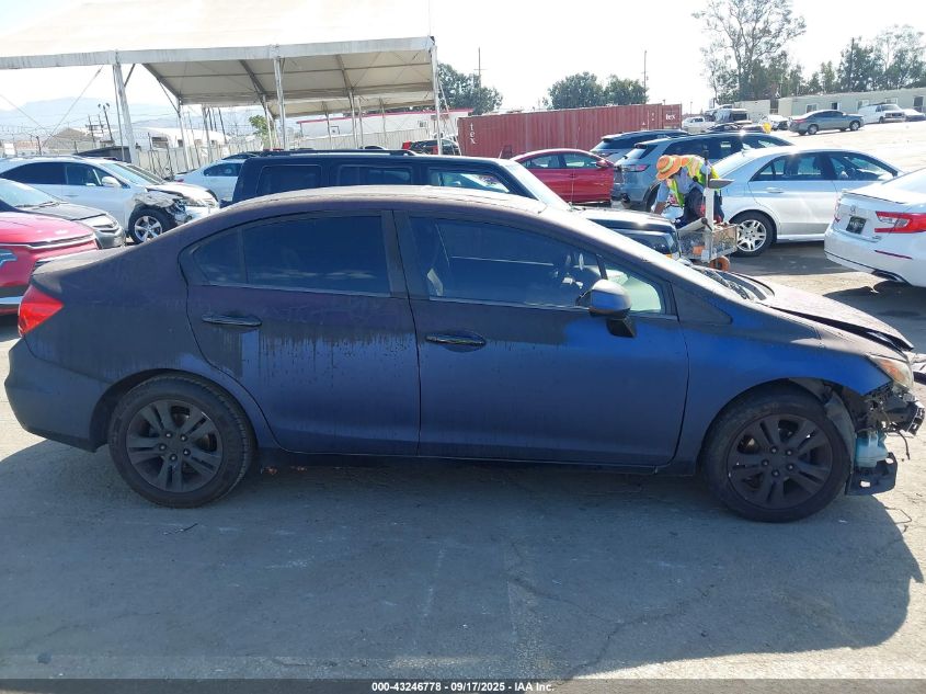 2012 Honda Civic Ex VIN: 19XFB2F84CE063188 Lot: 43246778