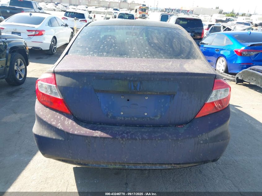 2012 Honda Civic Ex VIN: 19XFB2F84CE063188 Lot: 43246778