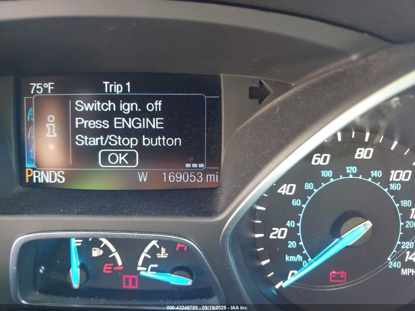 2015 Ford Escape Titanium VIN: 1FMCU0J96FUA40854 Lot: 43246789