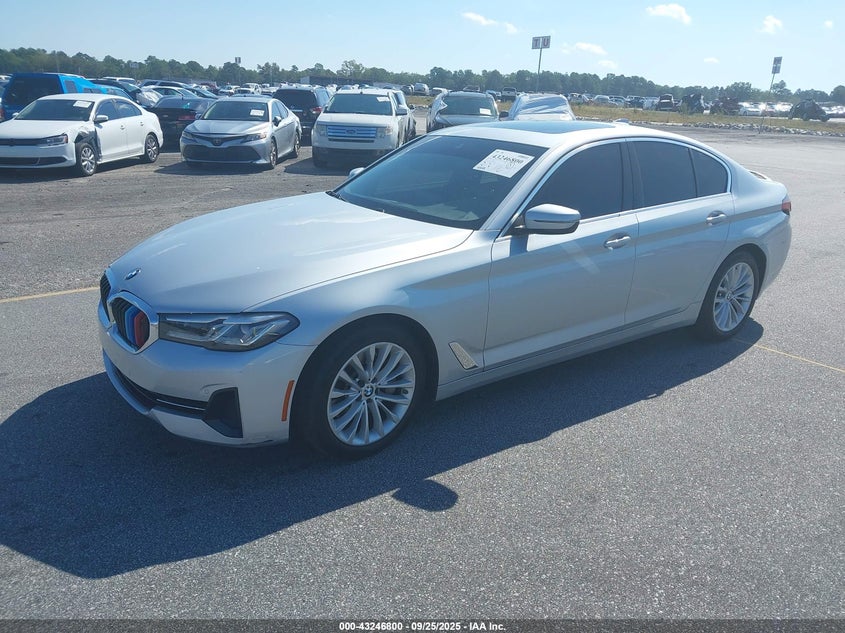 Vin: wba53bh07mwx00966, lot: 43741341, bmw 530i 20212