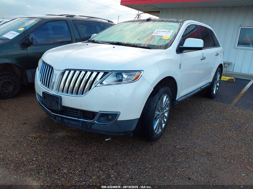 Vin: 2lmdj6jk2bbj15962, lot: 43741380, lincoln mkx 20112