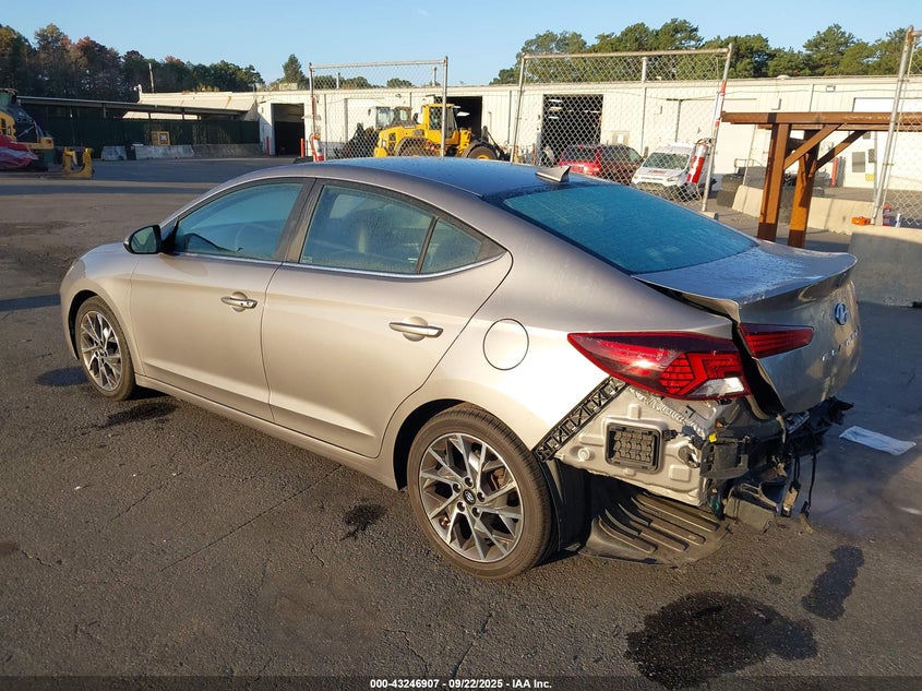 2020 HYUNDAI ELANTRA LIMITED KMHD84LF6LU955900