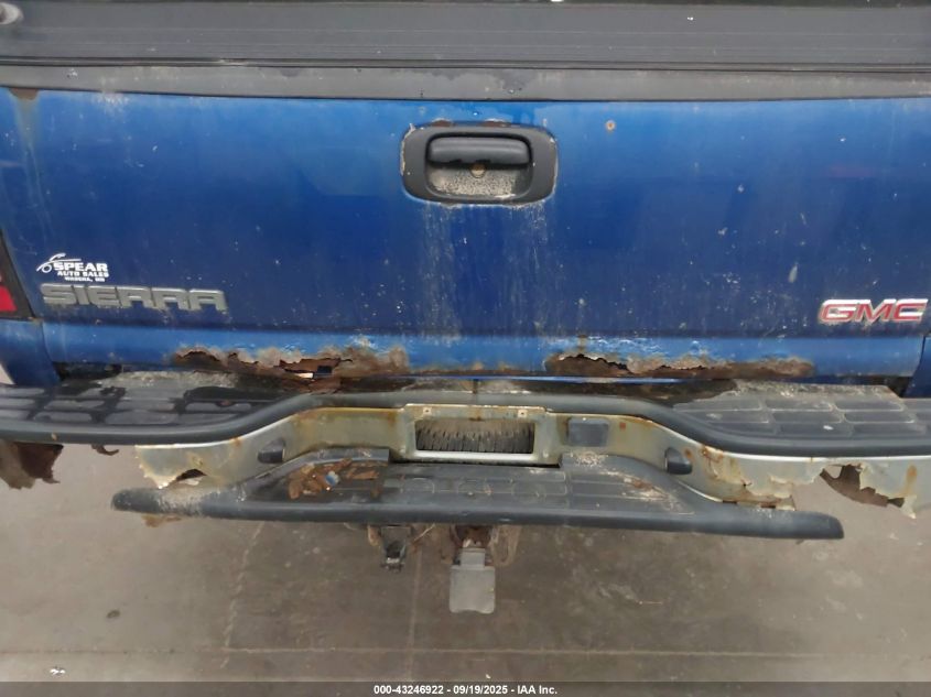 2004 GMC Sierra 1500 Sle VIN: 2GTEK19TX41240671 Lot: 43246922