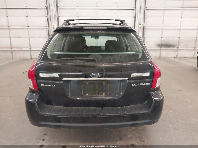 2008 Subaru Outback VIN: 4S4BP60C786316095 Lot: 43246980