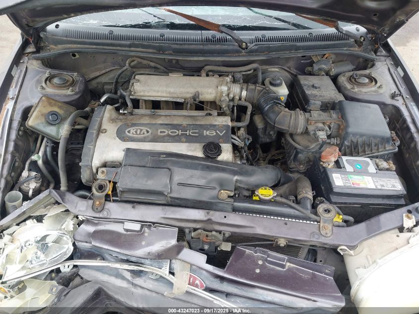 2000 Kia Sephia Ls/Ls W/Power Pkg VIN: KNAFB1214Y5874704 Lot: 43247023