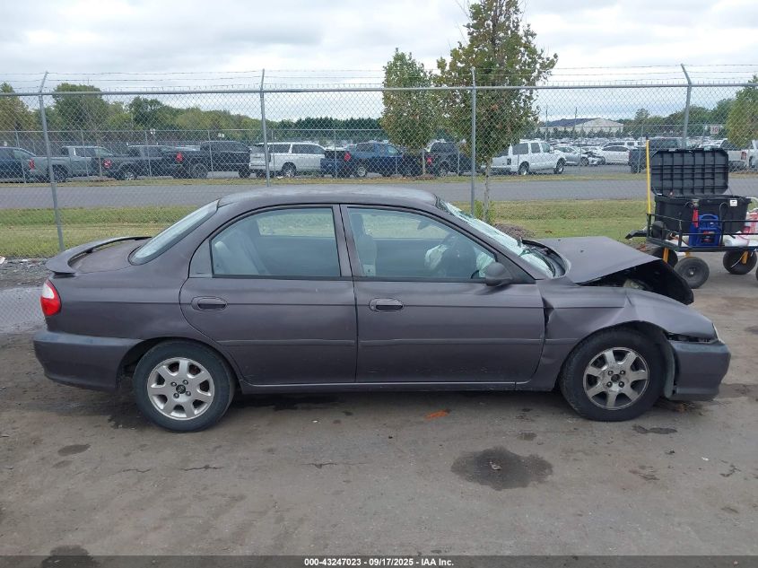 2000 Kia Sephia Ls/Ls W/Power Pkg VIN: KNAFB1214Y5874704 Lot: 43247023