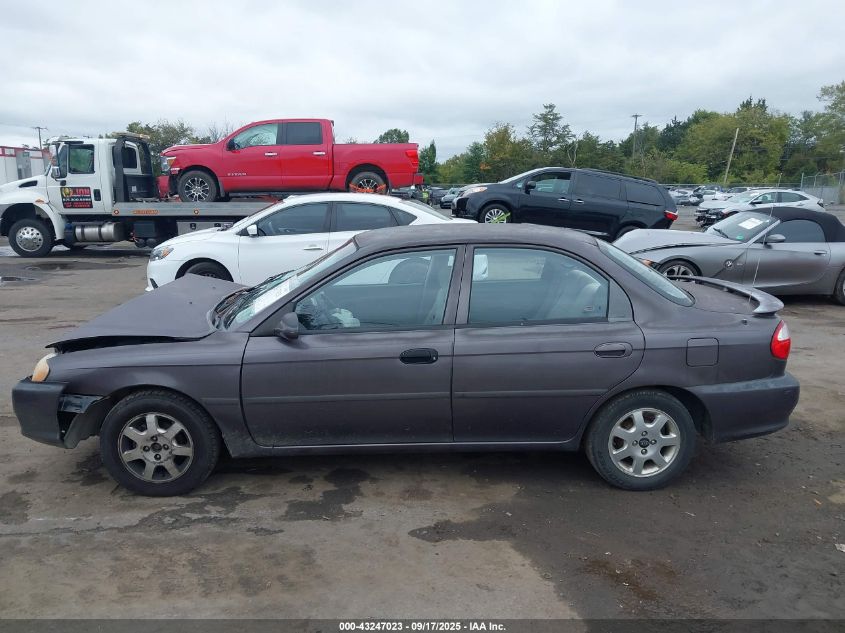 2000 Kia Sephia Ls/Ls W/Power Pkg VIN: KNAFB1214Y5874704 Lot: 43247023