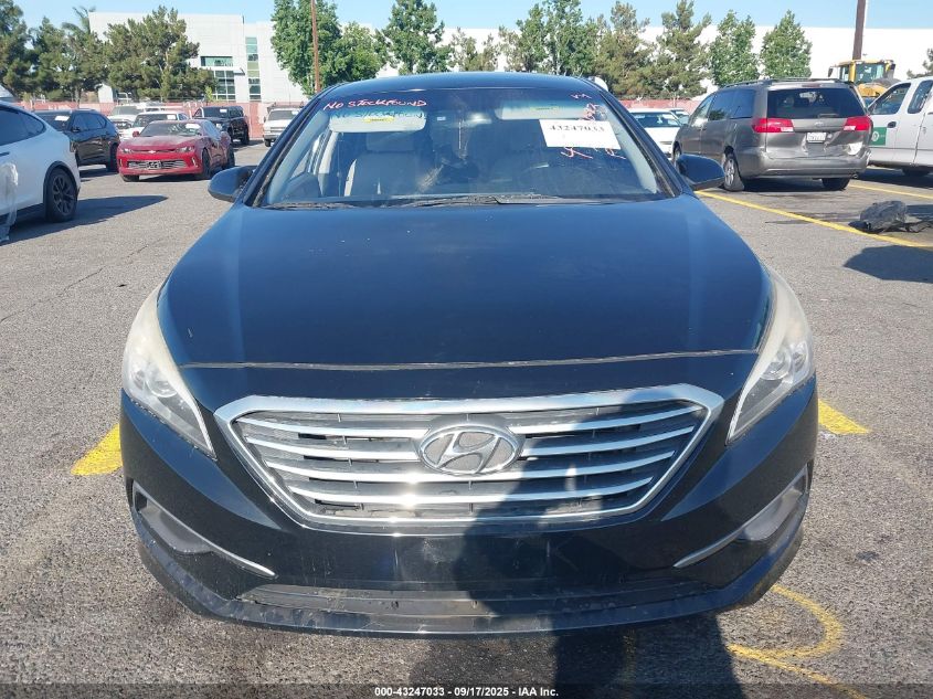2016 Hyundai Sonata Se VIN: 5NPE24AF5GH359447 Lot: 43247033