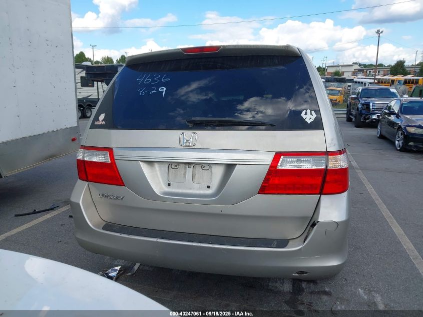 2006 Honda Odyssey Ex-L VIN: 5FNRL387X6B430064 Lot: 43247061