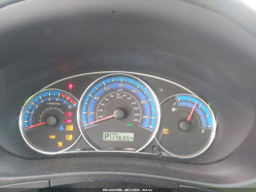 2009 Subaru Forester 2.5X VIN: JF2SH63699H725312 Lot: 43247086