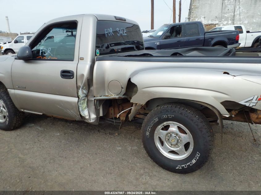 2001 Chevrolet Silverado 1500 VIN: 1GCEK14WX1Z145144 Lot: 43247087