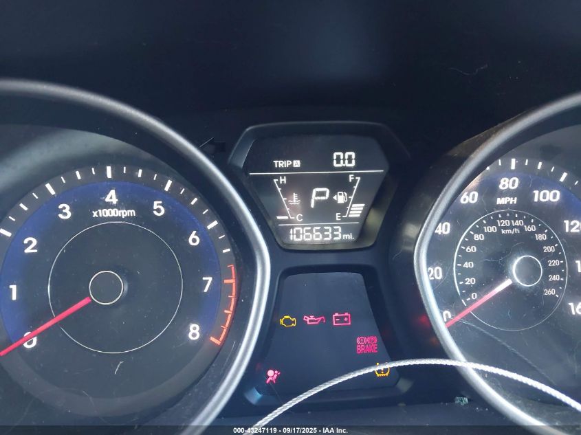 2014 Hyundai Elantra Se VIN: 5NPDH4AE6EH508897 Lot: 43247119