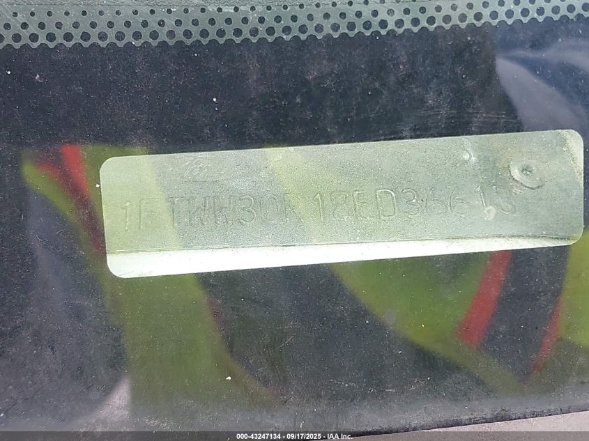 2008 Ford F-350 King Ranch/Lariat/Xl/Xlt VIN: 1FTWW30R18ED36618 Lot: 43247134