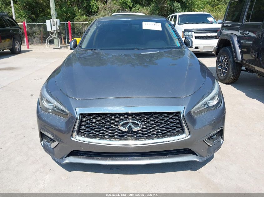 2018 Infiniti Q50 3.0T Luxe VIN: JN1EV7AR8JM610741 Lot: 43247183