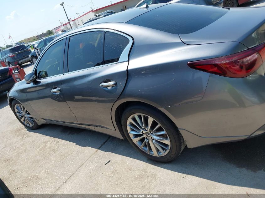 2018 Infiniti Q50 3.0T Luxe VIN: JN1EV7AR8JM610741 Lot: 43247183