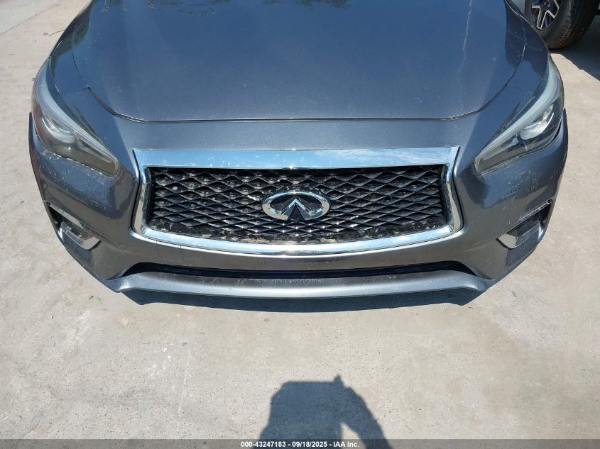 2018 Infiniti Q50 3.0T Luxe VIN: JN1EV7AR8JM610741 Lot: 43247183