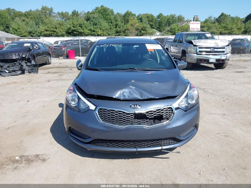 2016 Kia Forte Lx VIN: KNAFK4A60G5487497 Lot: 43247182