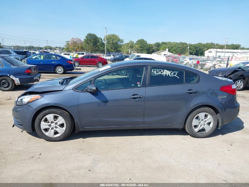 2016 Kia Forte Lx VIN: KNAFK4A60G5487497 Lot: 43247182