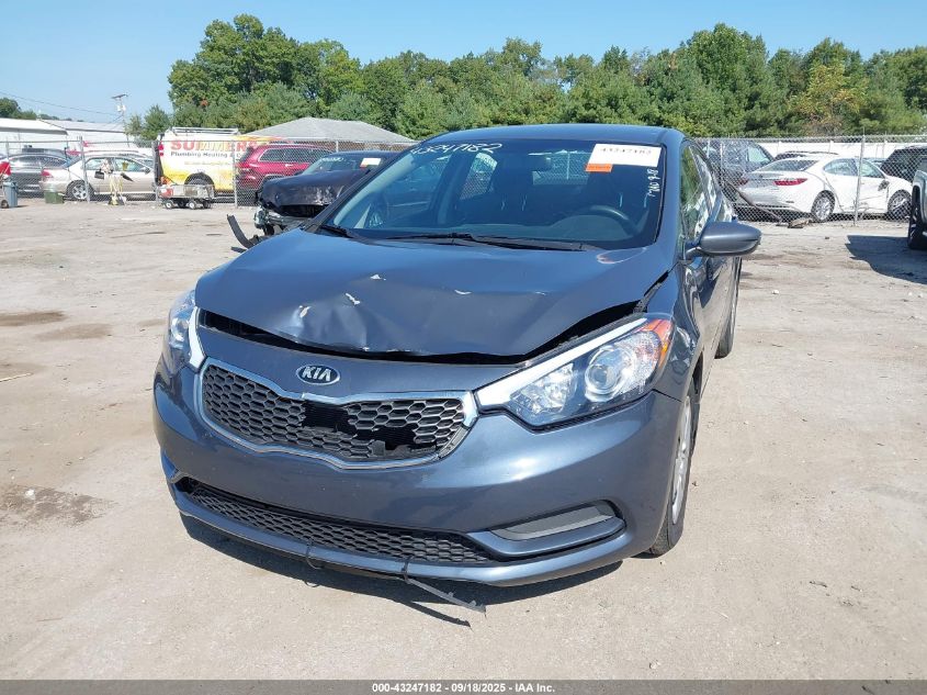2016 Kia Forte Lx VIN: KNAFK4A60G5487497 Lot: 43247182