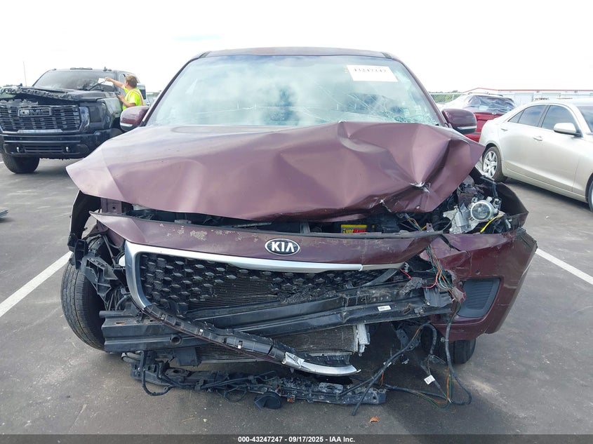 2017 KIA SEDONA LX KNDMB5C17H6282157
